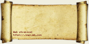 Jasmina Radivojević vizit kartica